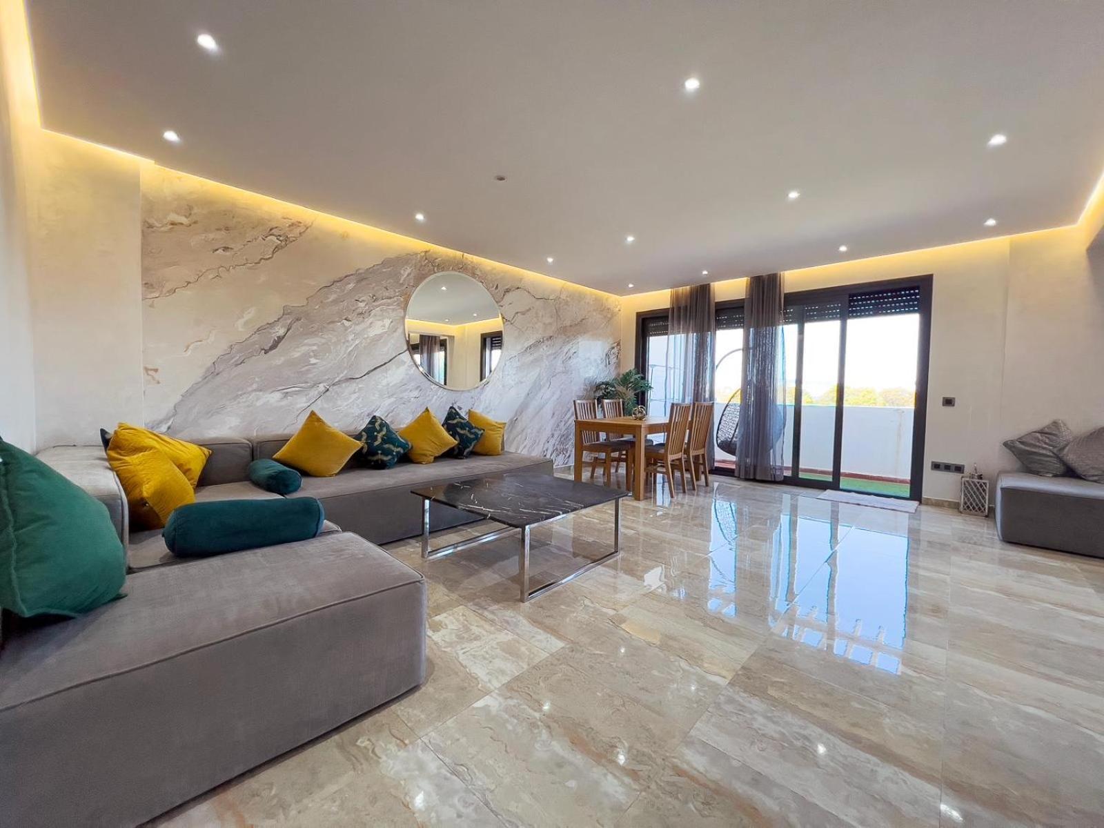 Luxury 3 Bedroom Panoramic Views In Hotspot With Fibre Optic Wifi And Netflix Tanger Kültér fotó